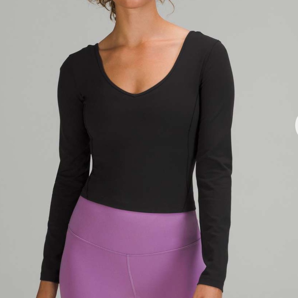 Lululemon Align Long Sleeve Black 2 NWT
